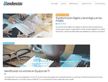Tablet Screenshot of itendencias.net